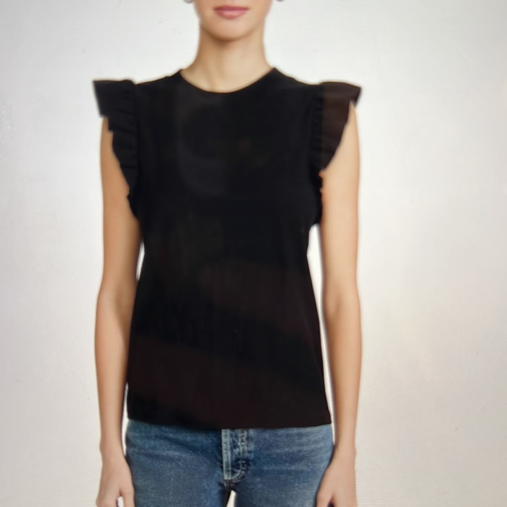 Nation LTD Paulette Ruffled Tank